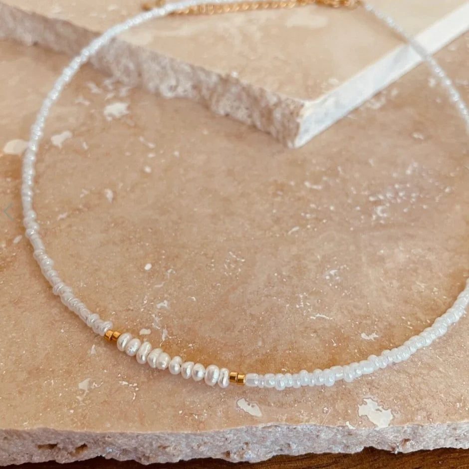 Tranquil Necklace | Pearly White