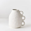Sistine Ceramic Vase | White