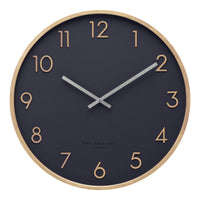 Scarlett Silent Wall Clock | Navy