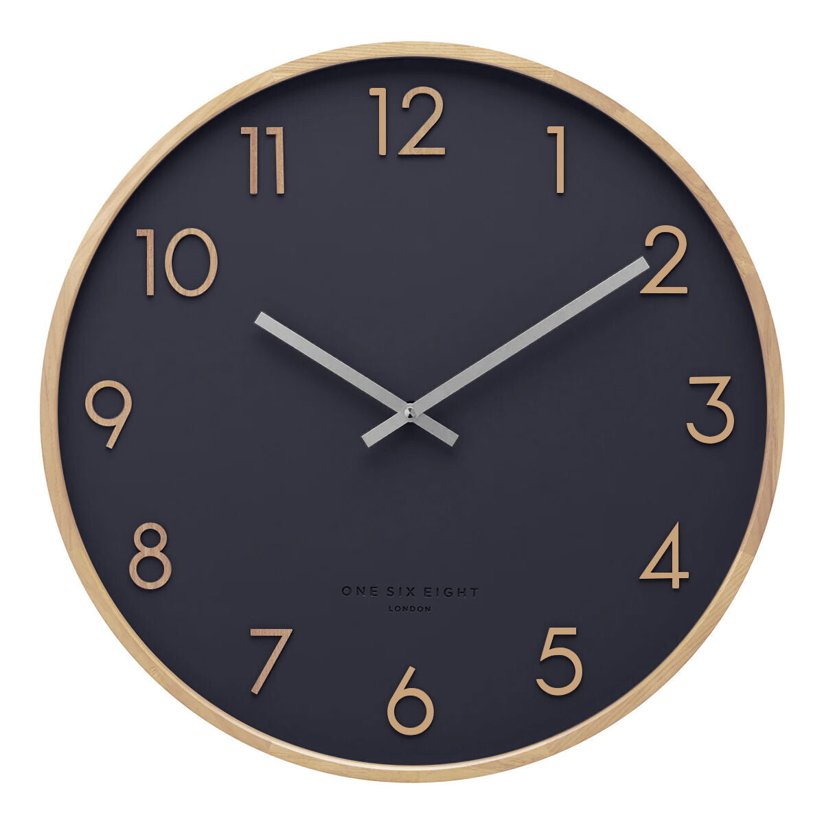 Scarlett Silent Wall Clock | Navy
