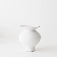 Kenji Flared Vase | White Sand