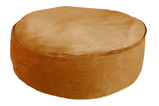 Butterscotch Velvet Floor Cushion