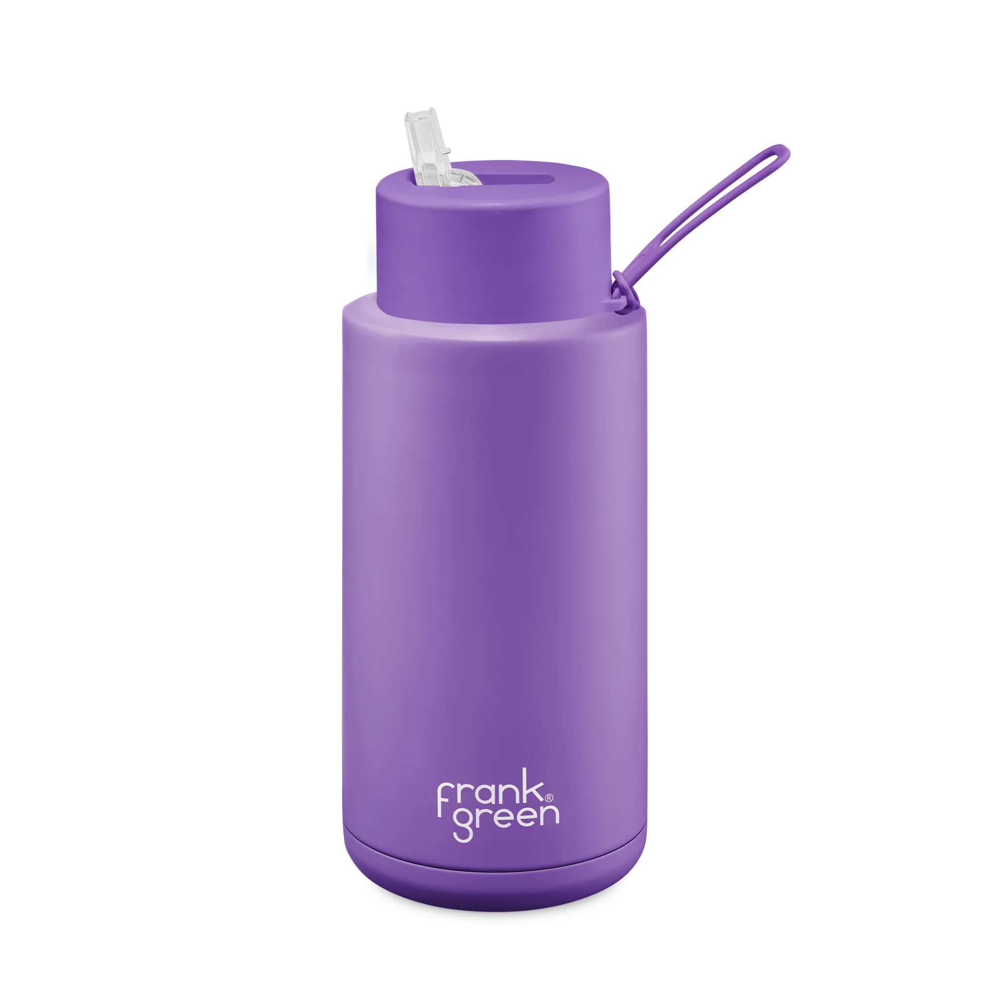 Ceramic Reusable Bottle Straw Lid | 34oz 1000ml