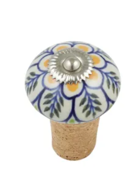 Penny Ceramic Bottle Stopper