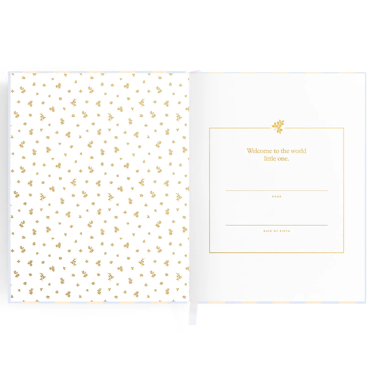 Baby Book Cloud Stripe 0-6 Years | Keepsake  3rd Edition