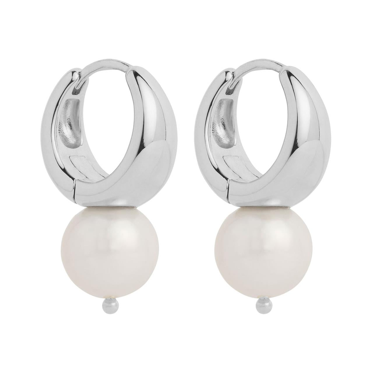 Solana Silver Pearl Earring