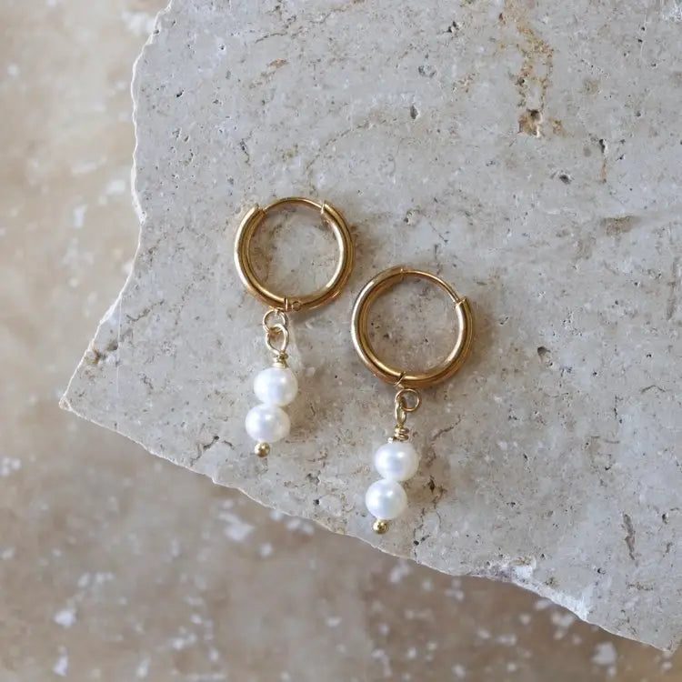 Bularii Earrings | Gold Stainless Steel