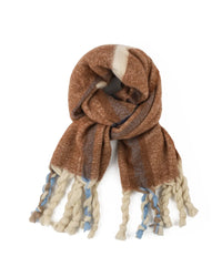 Charlie Chequered Winter Scarf