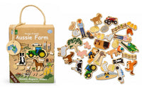Fridge Friends Aussie Farm Magnets 35pc