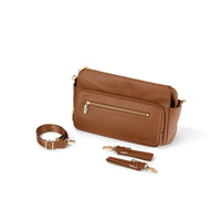 Multitasker Pram Caddy 2.0 | Chestnut Brown Vegan Leather
