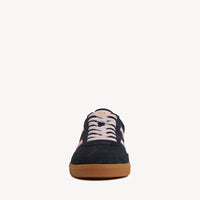 Goodsole 2001 Parallel Suede Sneaker | Navy/Pink Suede