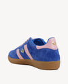 Goodsole 2001 Parallel Suede Sneaker | Cobalt Blue/Pink Suede