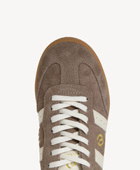 Goodsole 2001 Parallel Suede Sneaker | Walnut Brown/Ivory Suede