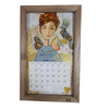 Ash Stained Calendar Frame