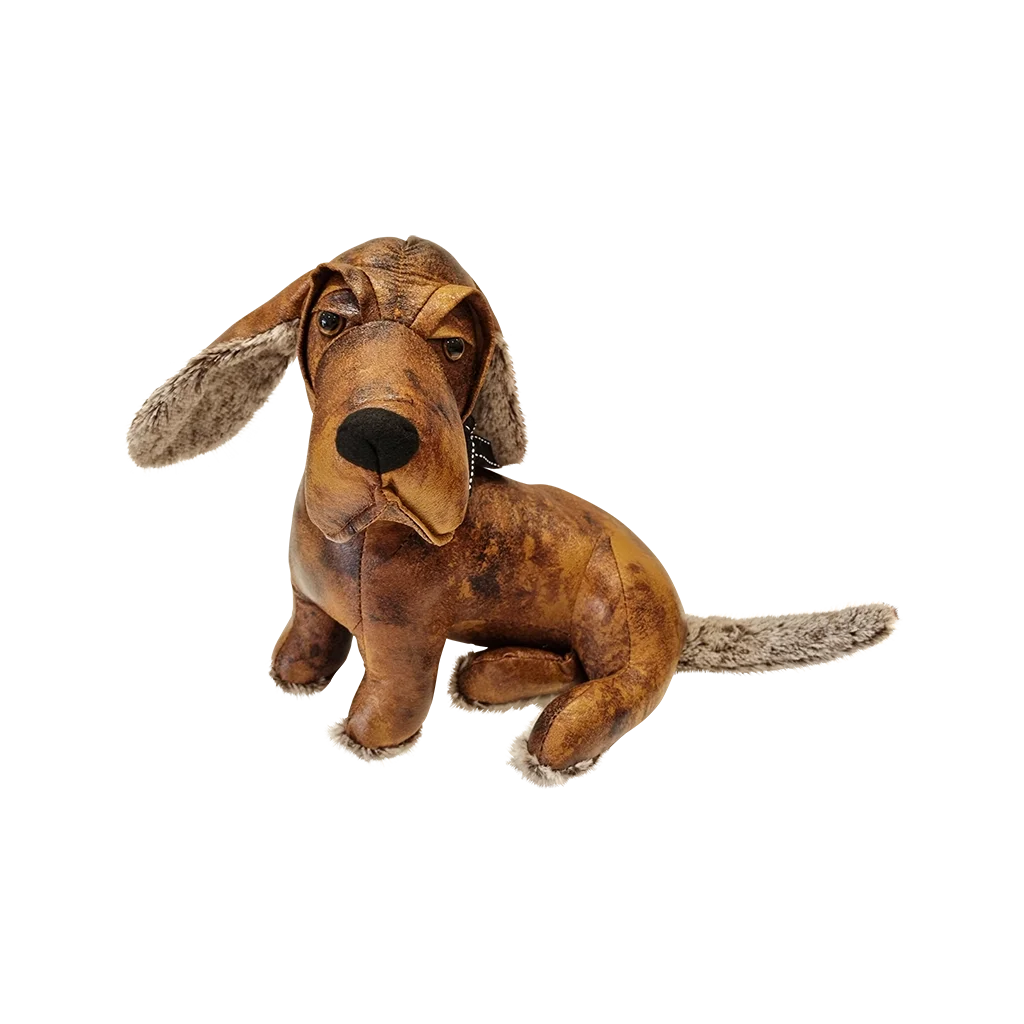 Hunter The Hound | Leather Doorstop