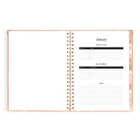 2027 A4 Academic Vertical Planner | Amalfi Peach