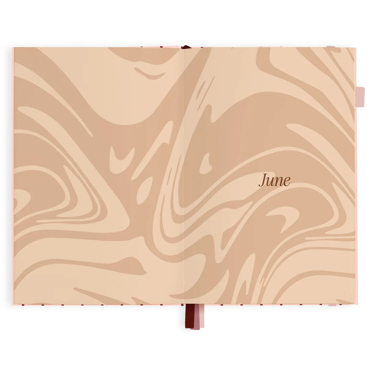2027 A5 Horizontal Planner | Rosé Pinstripe