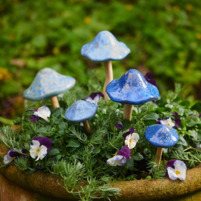 Mushroom Ceramic Large | Blue