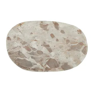 Xena Marble Serving Board | Taupe