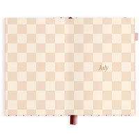 2027 A5 Horizontal Planner | Rosé Pinstripe