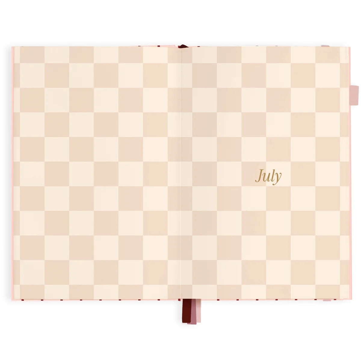 2027 A5 Horizontal Planner | Rosé Pinstripe