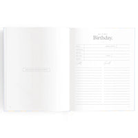 Baby Book Cloud Stripe 0-6 Years | Keepsake  3rd Edition