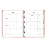 2027 A4 Academic Vertical Planner | Amalfi Peach