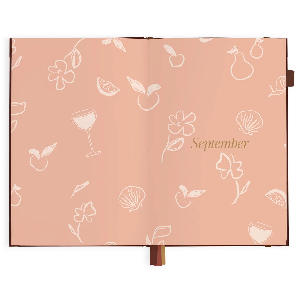 2027 A5 Vertical Planner | Chocolate