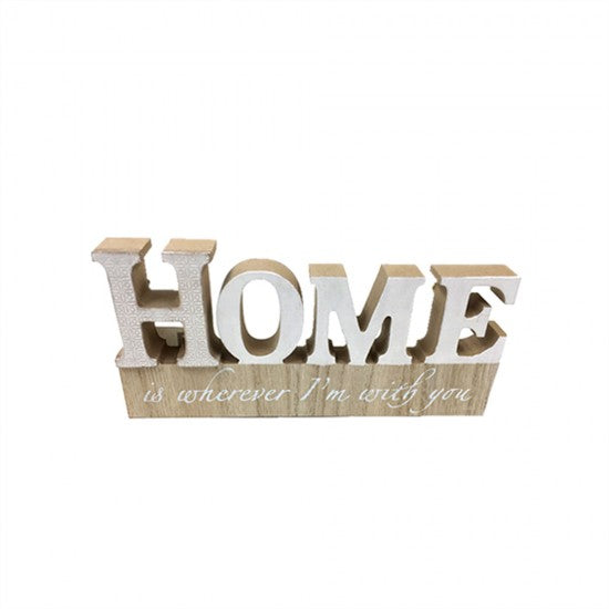 Wooden Letter Plaque | Home