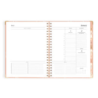 2027 A4 Academic Vertical Planner | Amalfi Peach