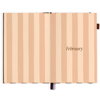 2027 A5 Academic Vertical Planner | Chocolate Stripe