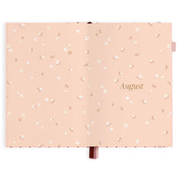 2027 A5 Horizontal Planner | Rosé Pinstripe