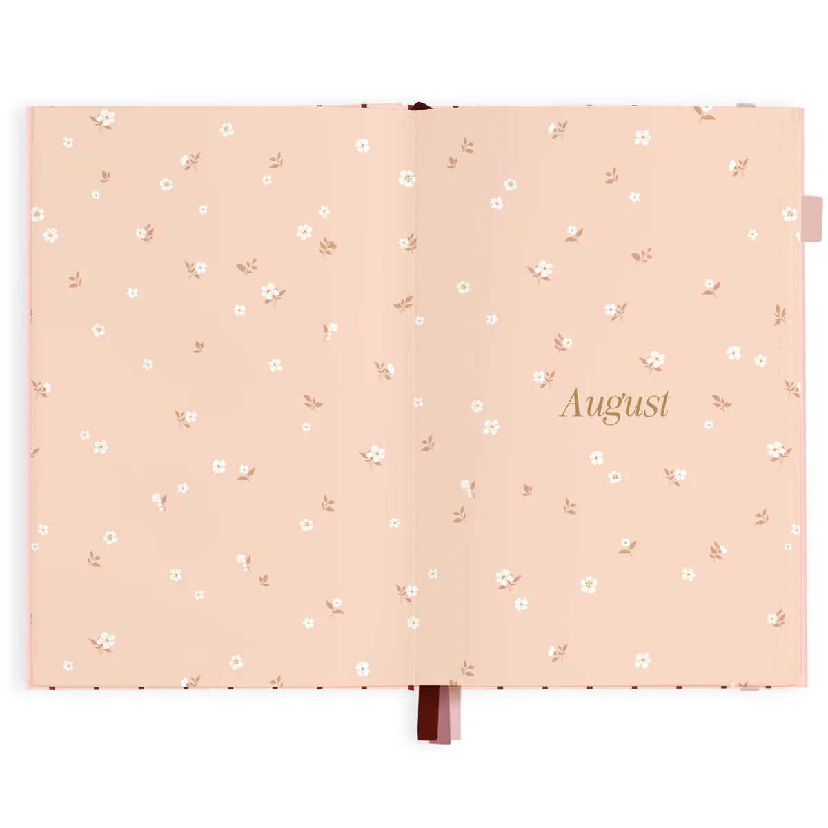 2027 A5 Horizontal Planner | Rosé Pinstripe