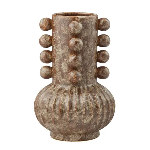 Valeria Ceramic Vase | Chocolate