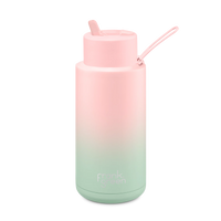 Limited Edition Gradient Ceramic Reusable Bottle | 34oz 1000ml ( 1 Litre)