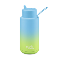 Limited Edition Gradient Ceramic Reusable Bottle | 34oz 1000ml ( 1 Litre)