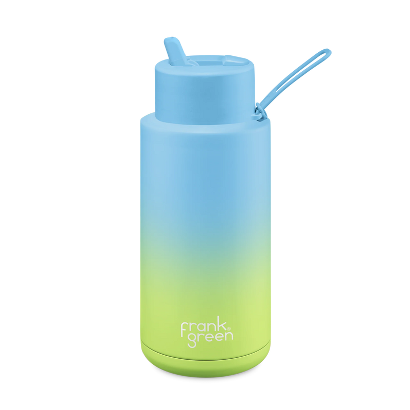 Limited Edition Gradient Ceramic Reusable Bottle | 34oz 1000ml ( 1 Litre)