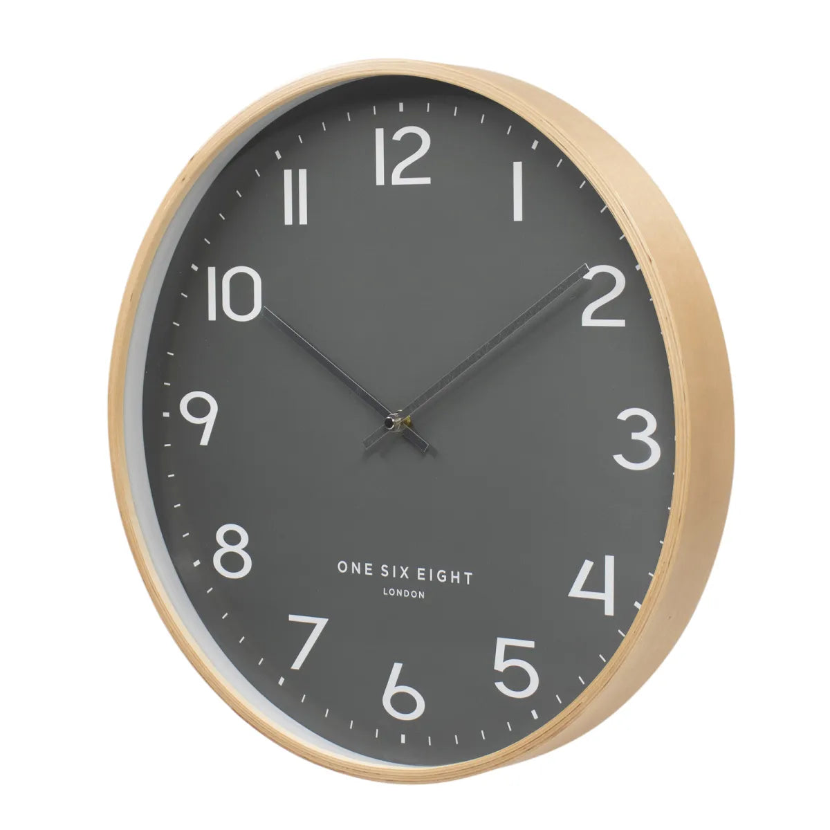 Olivia Silent Wall Clock | Grey