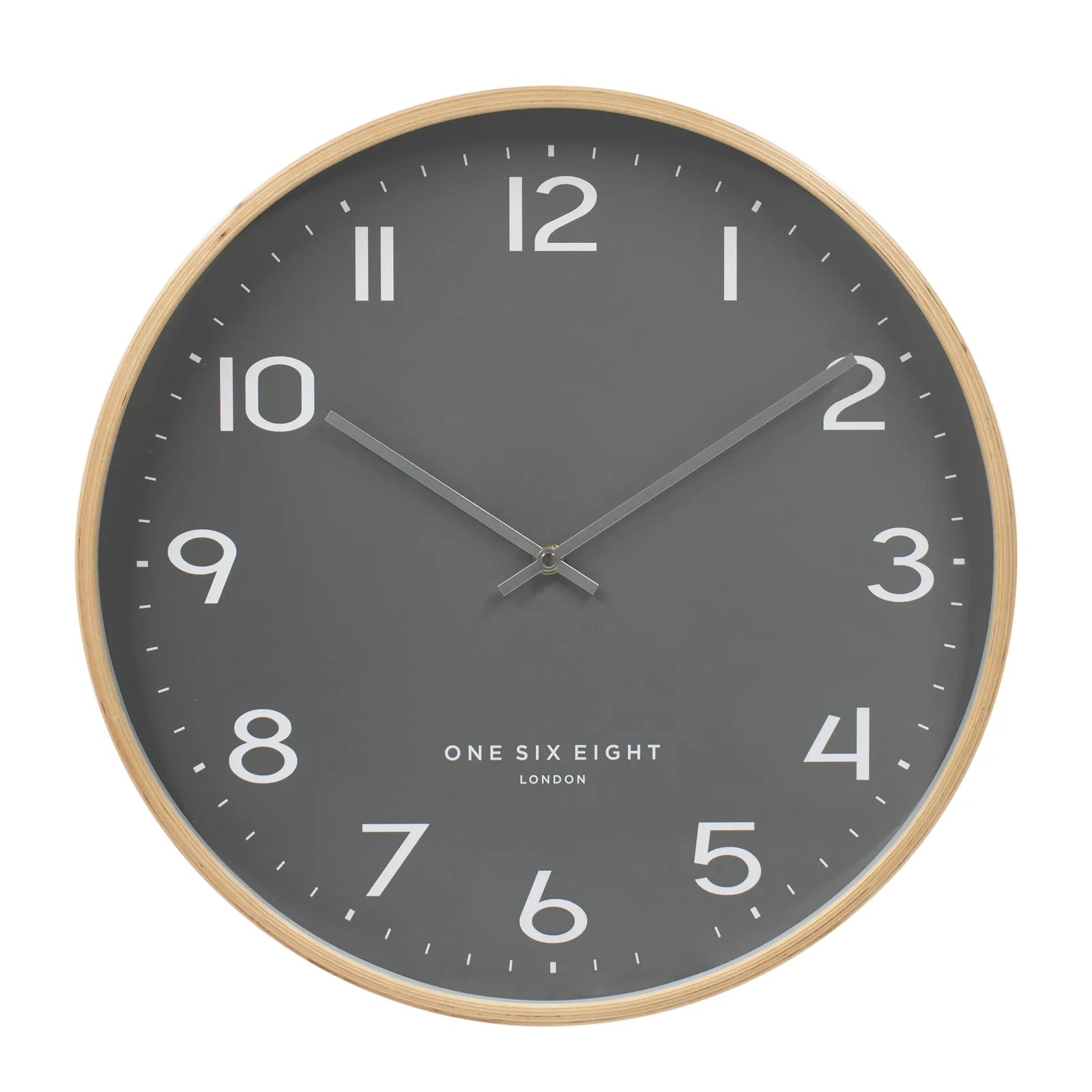 Olivia Silent Wall Clock | Grey