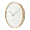Bella Silent Wall Clock | White