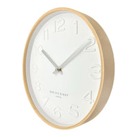 Bella Silent Wall Clock | White