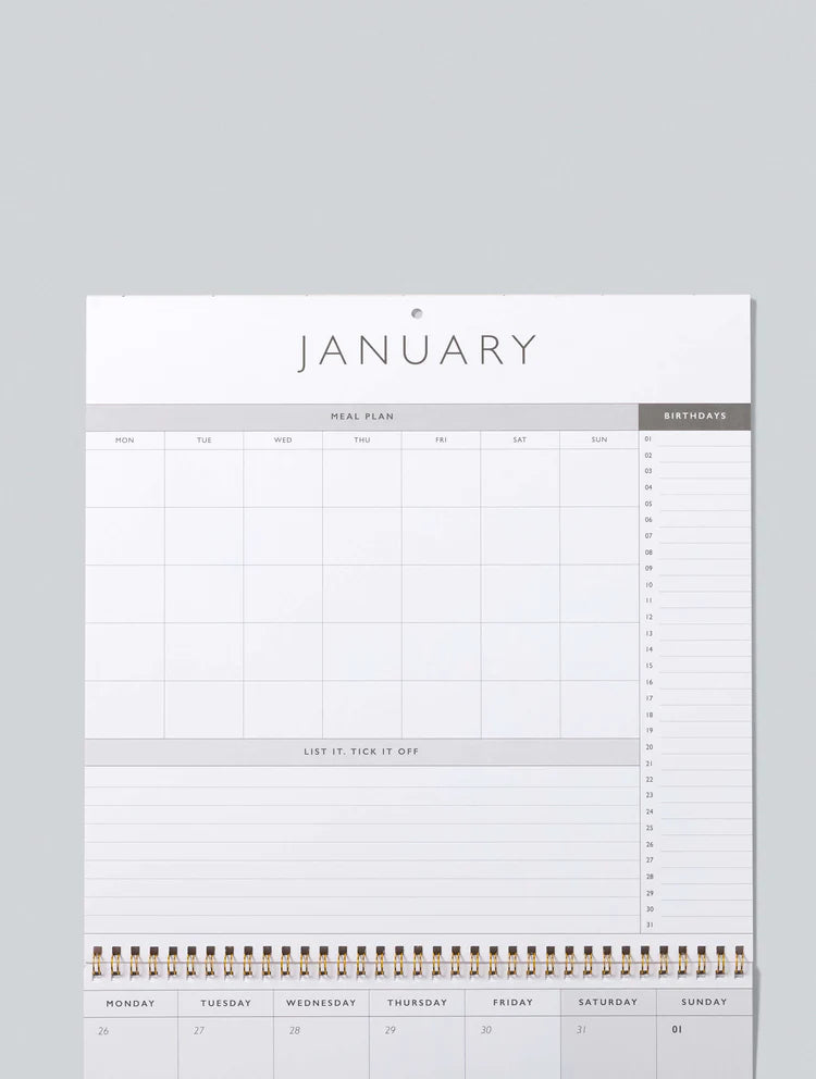 2024 Linen Wall Planner & Calendar | Collage