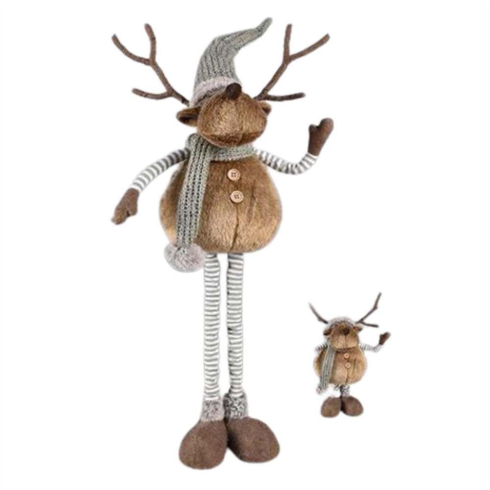 Standing Reindeer W/ Telescopic Leg