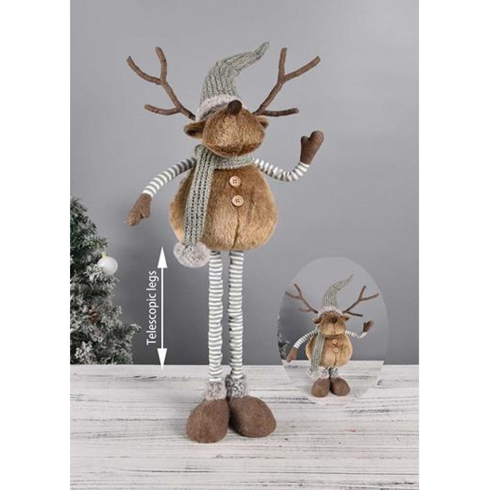 Standing Reindeer W/ Telescopic Leg