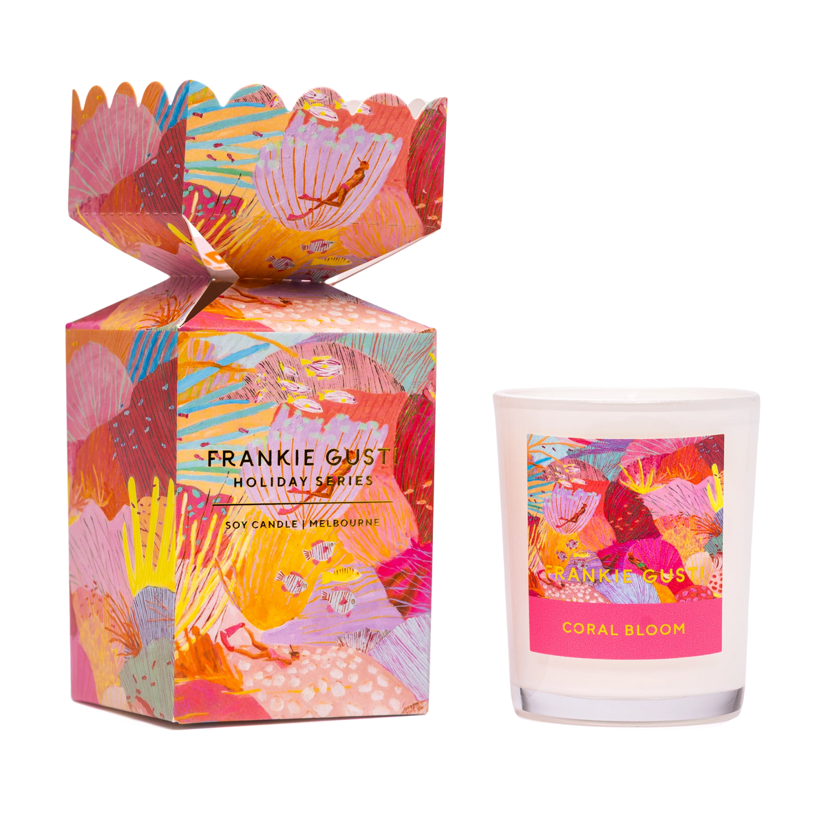 Holiday Series Ornament | Coral Bloom | Janey Forbes