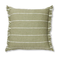Nixon Green Stripe Cushion