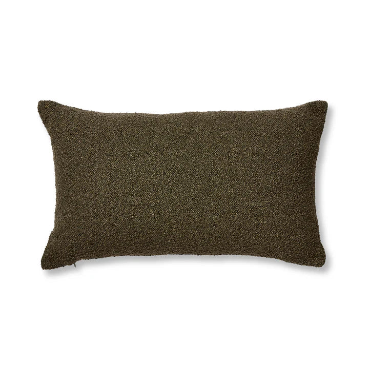 Kenzo Olive Boucle Cushion