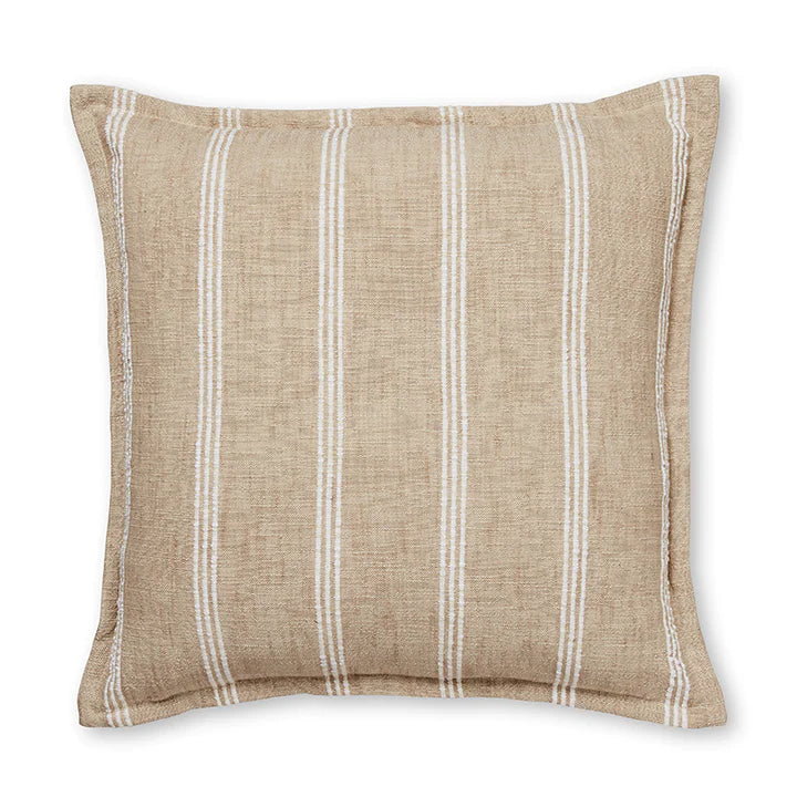 Munro Sand Stripe Feather Cushion