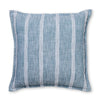 Munro Blue Stripe Feather Cushion