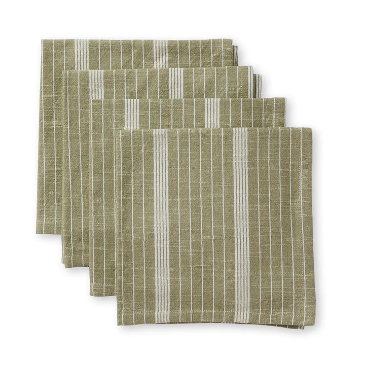 Abel Green Stripe Napery